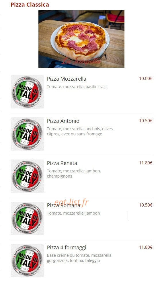 La Scarpetta — carte page 7
