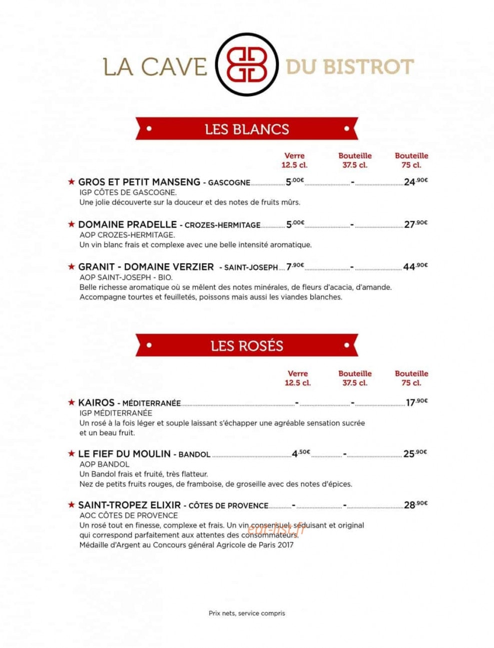 Le Coin du Bœuf — carte page 7