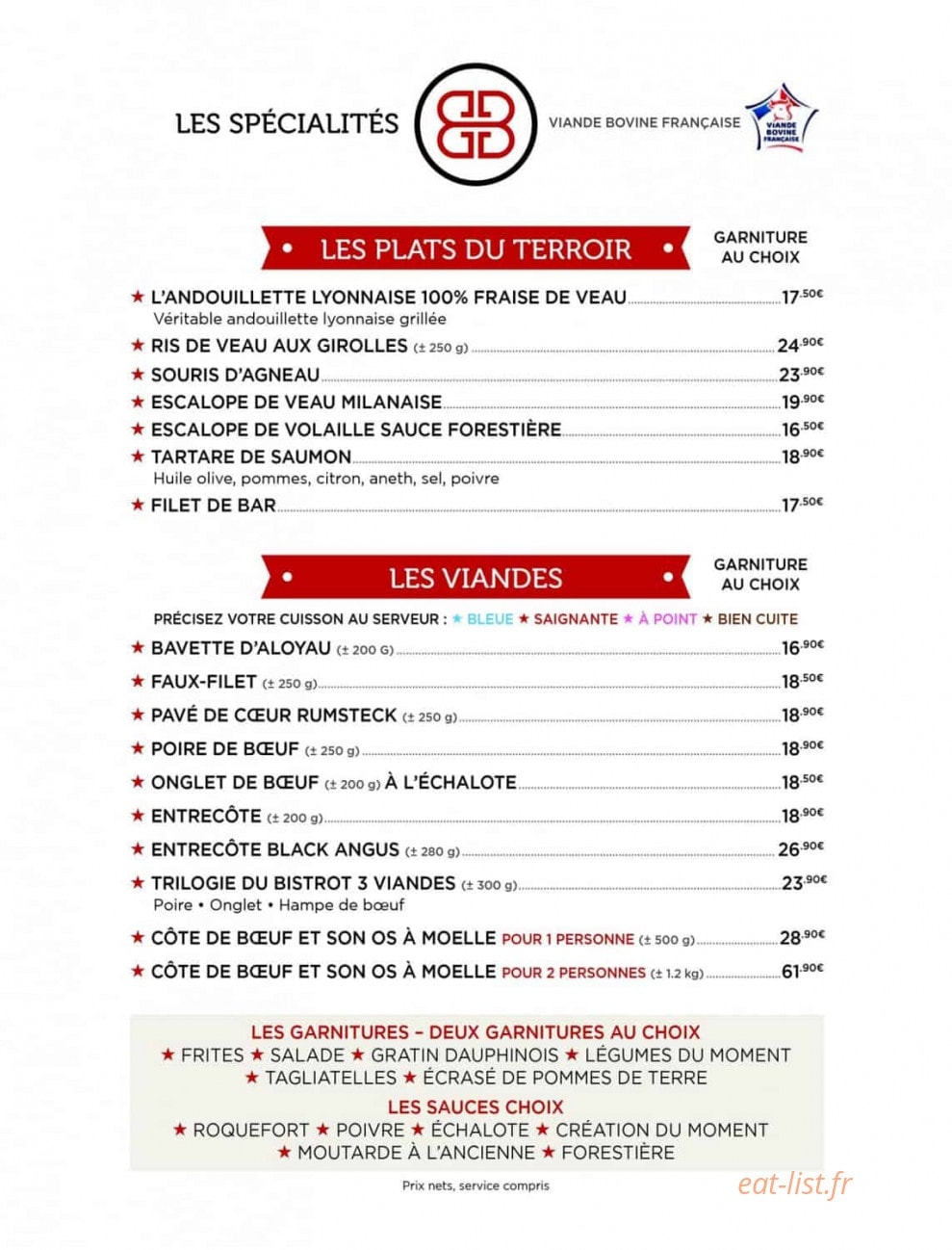 Le Coin du Bœuf — carte page 2