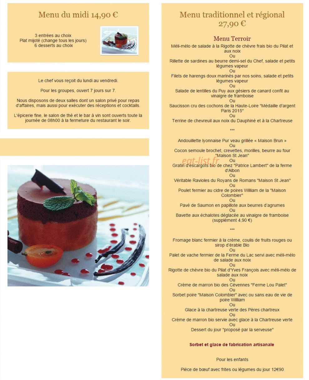 Le Restique — carte page 1