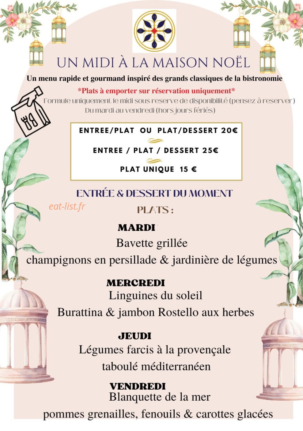 Maison Noël — carte page 1