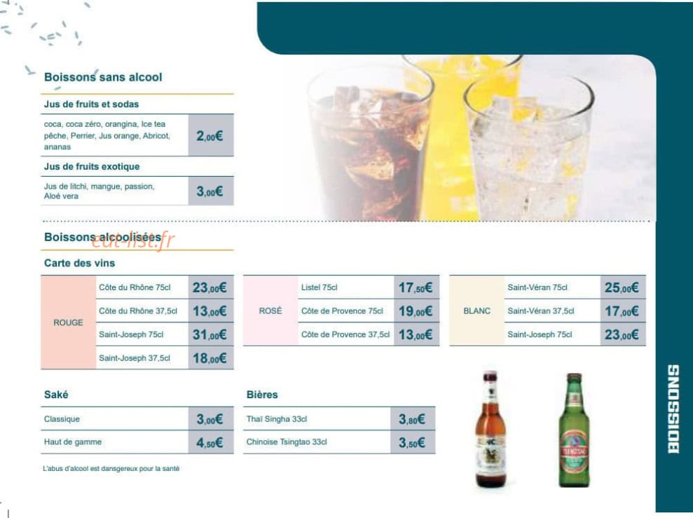 McThaï — carte page 14