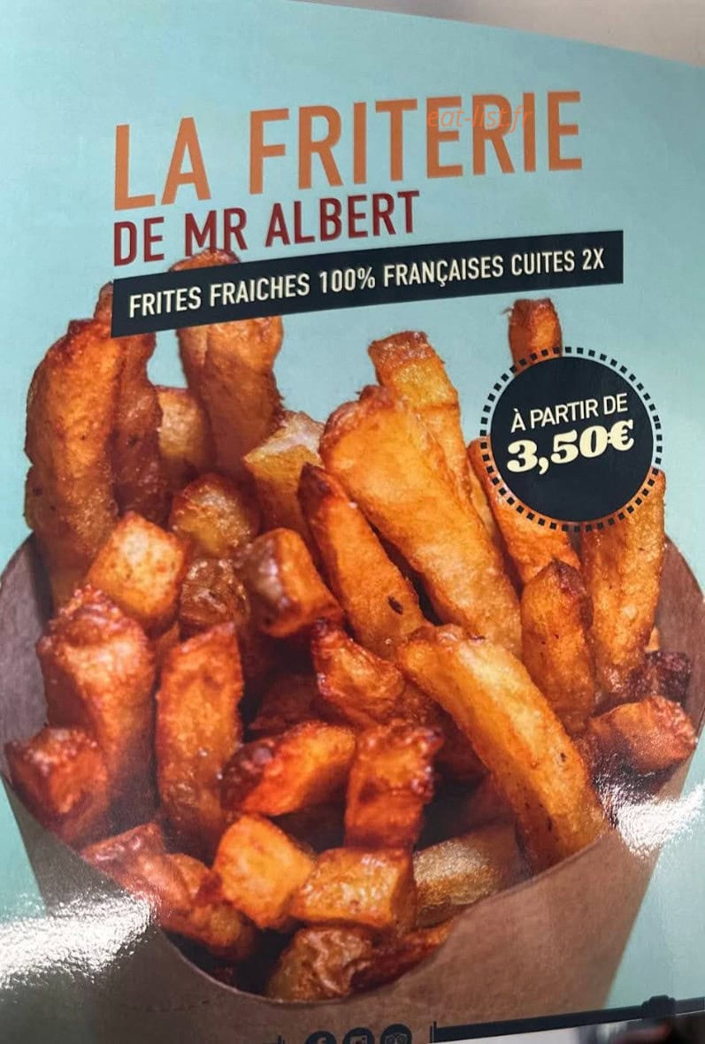 Monsieur Albert — carte page 1