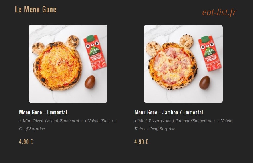 Pizza Cosy — carte page 9