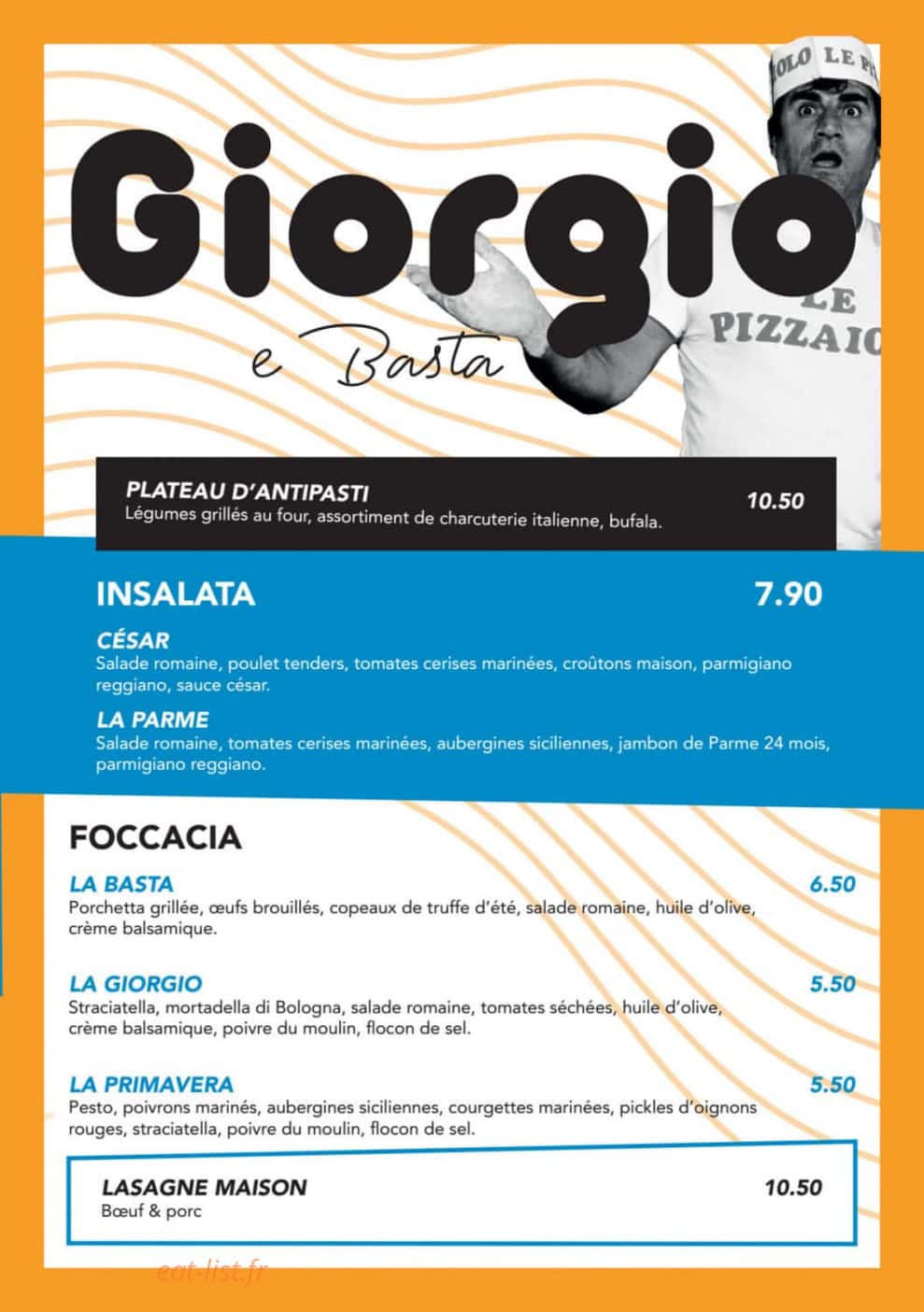 Pizza Giorgio — carte page 3
