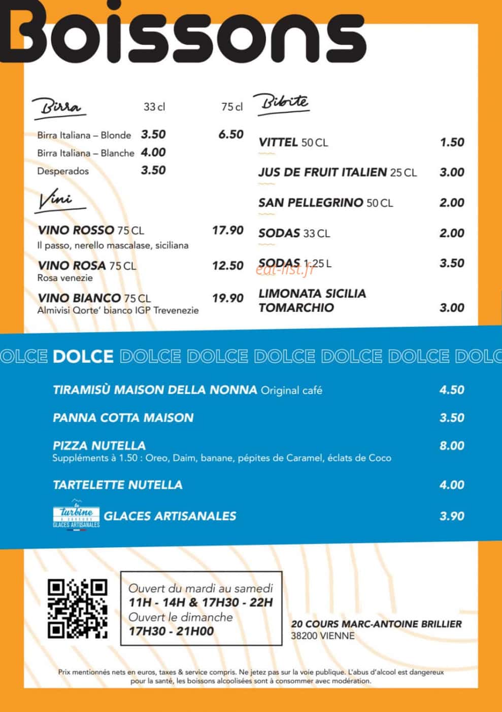Pizza Giorgio — carte page 4