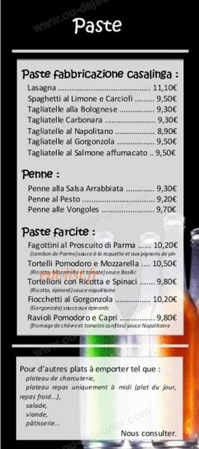Ristorante Monte Cassino — carte page 4