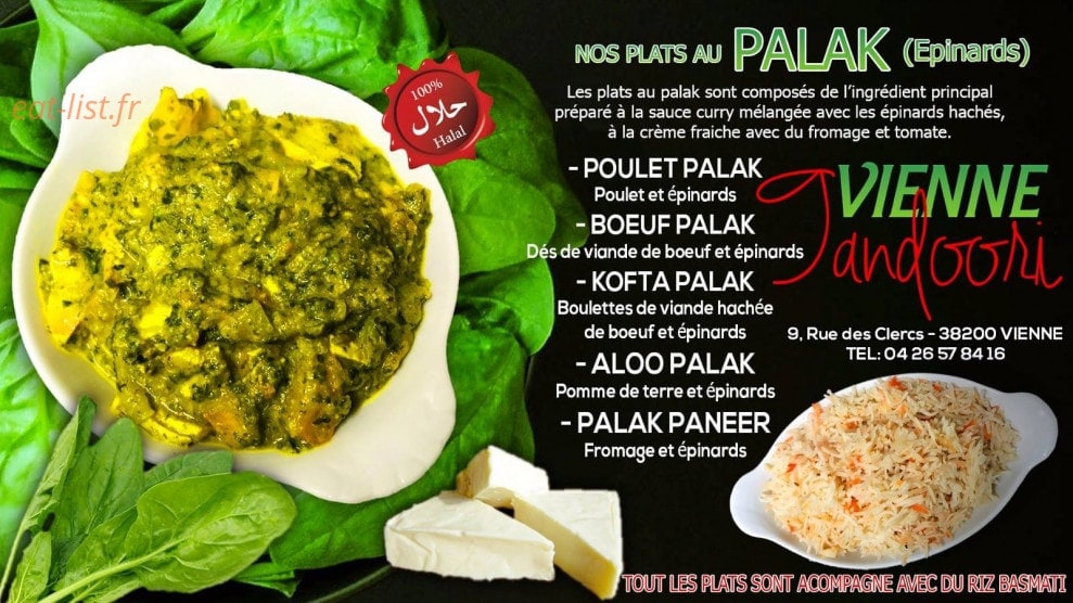 Tandoori — carte page 2