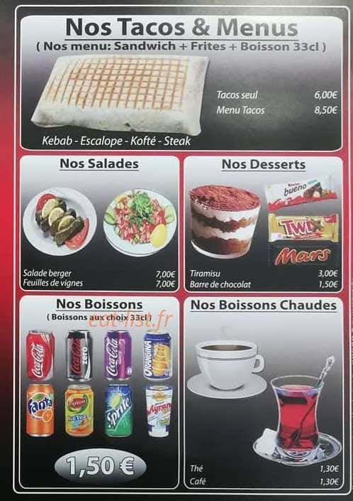 Vienne Kebab — carte page 4