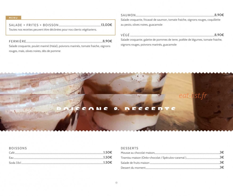 Vintage Street Food — carte page 3