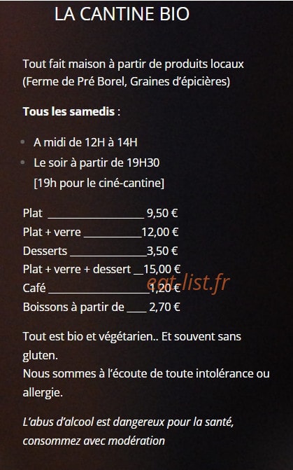 Les 3 Herbes — carte page 1