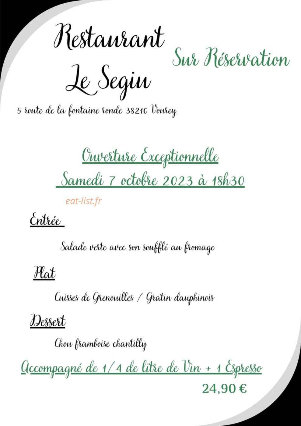 Le Segiu — carte page 1
