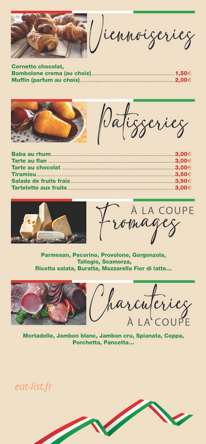 La Strada — carte page 4