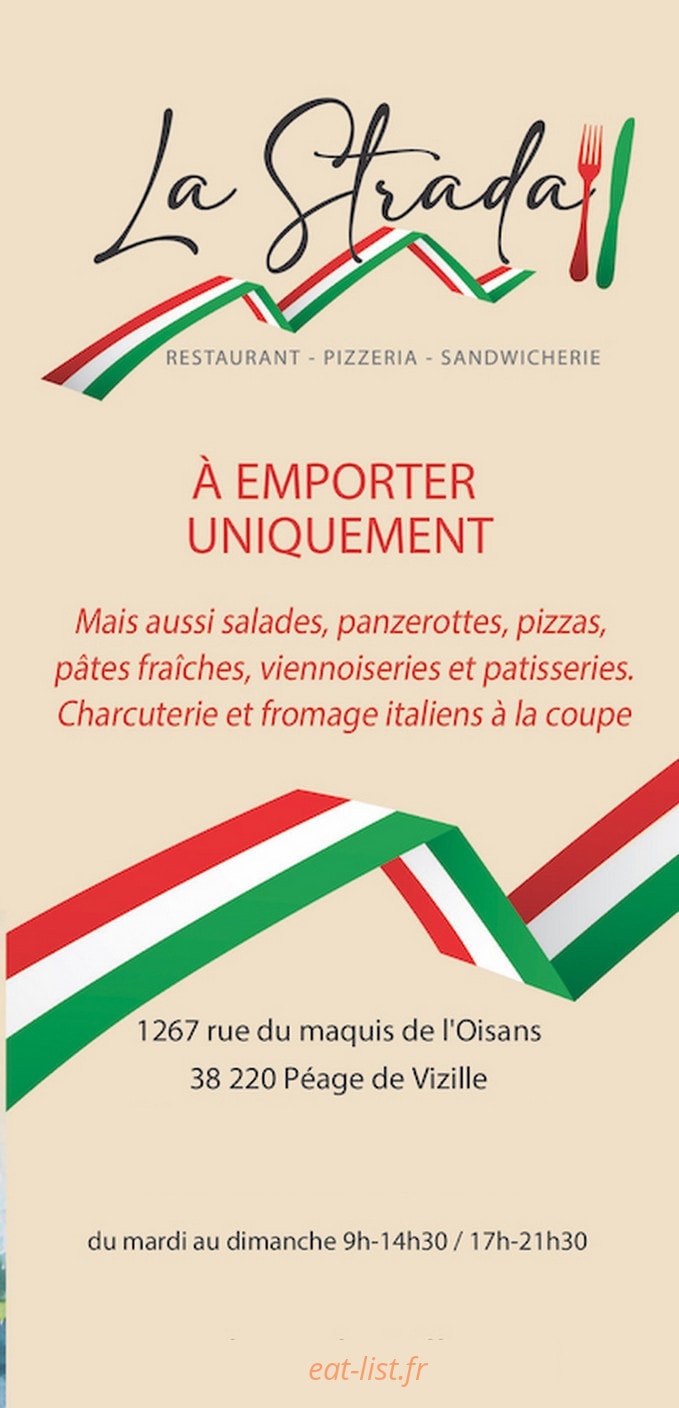La Strada — carte page 1