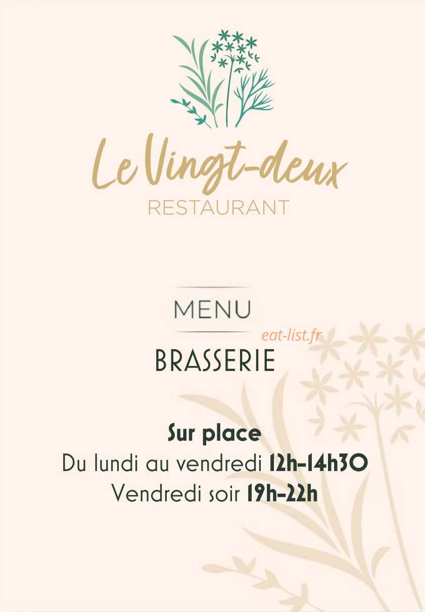 Le Vingt-Deux — carte page 1
