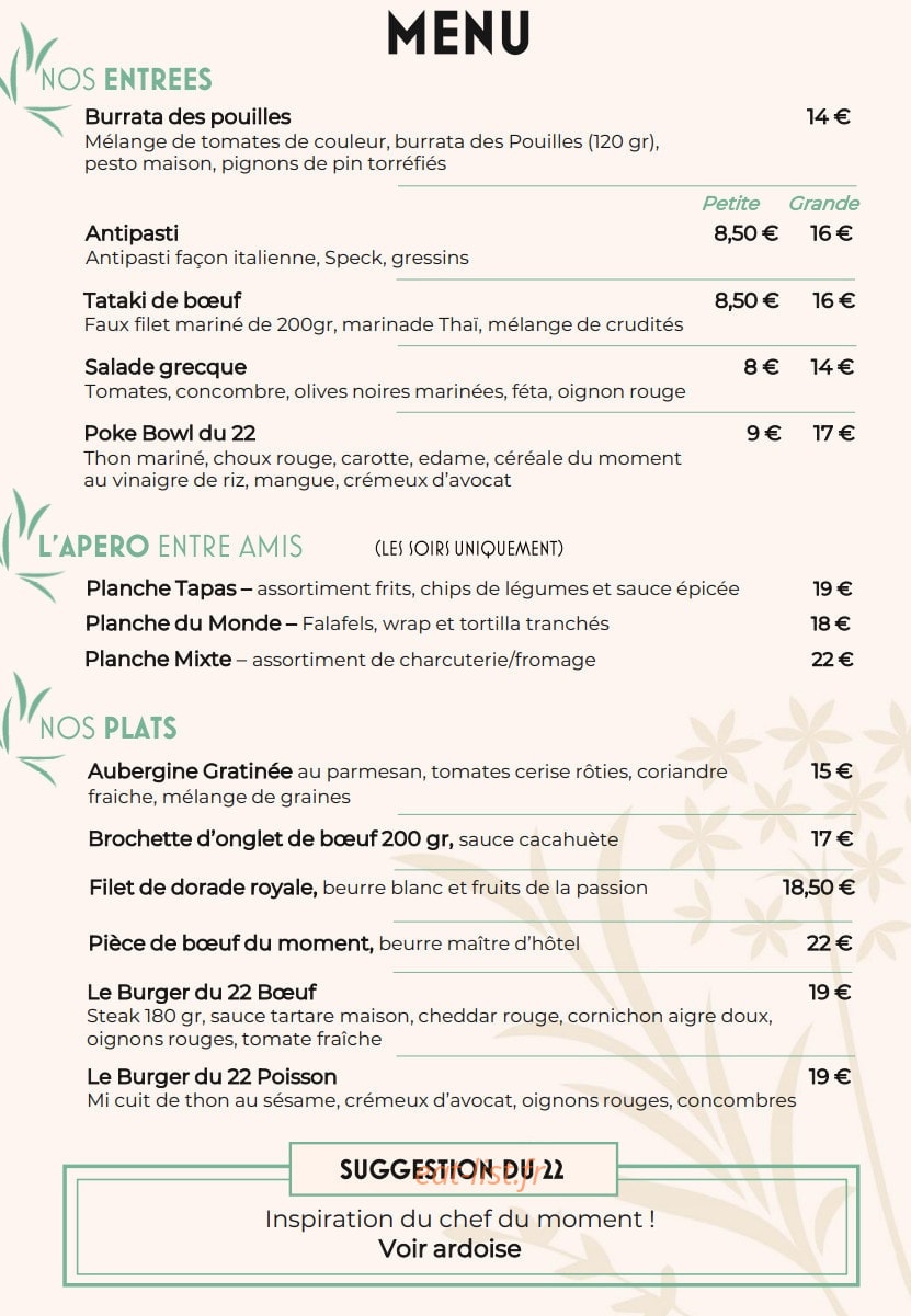 Le Vingt-Deux — carte page 2