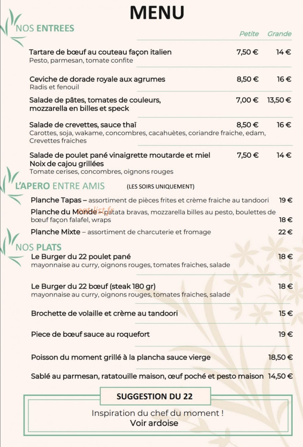 Le Vingt-Deux — carte page 5