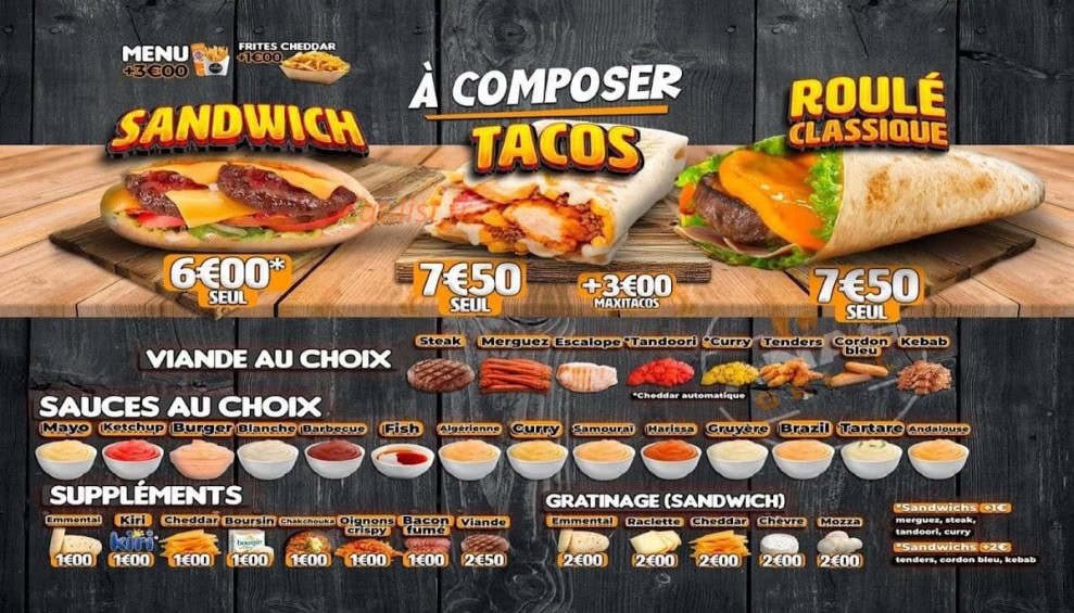 Anas Grill — carte page 3