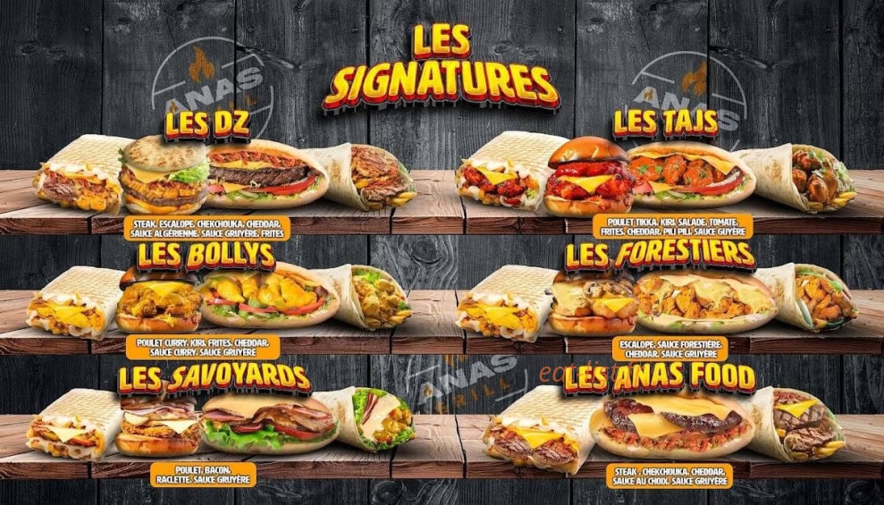 Anas Grill — carte page 4