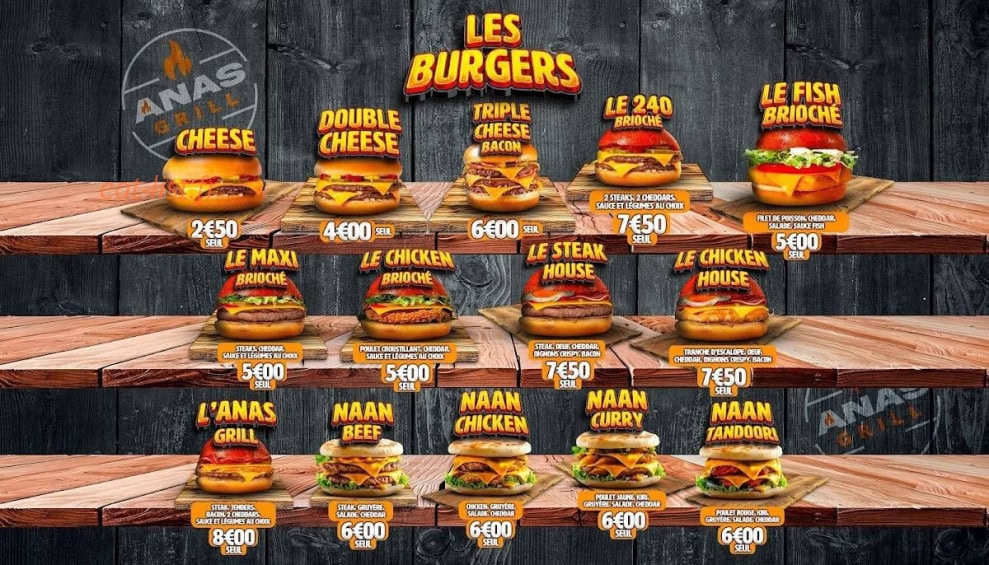 Anas Grill — carte page 2