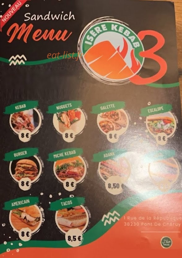 Isère Kebab 3 — carte page 1