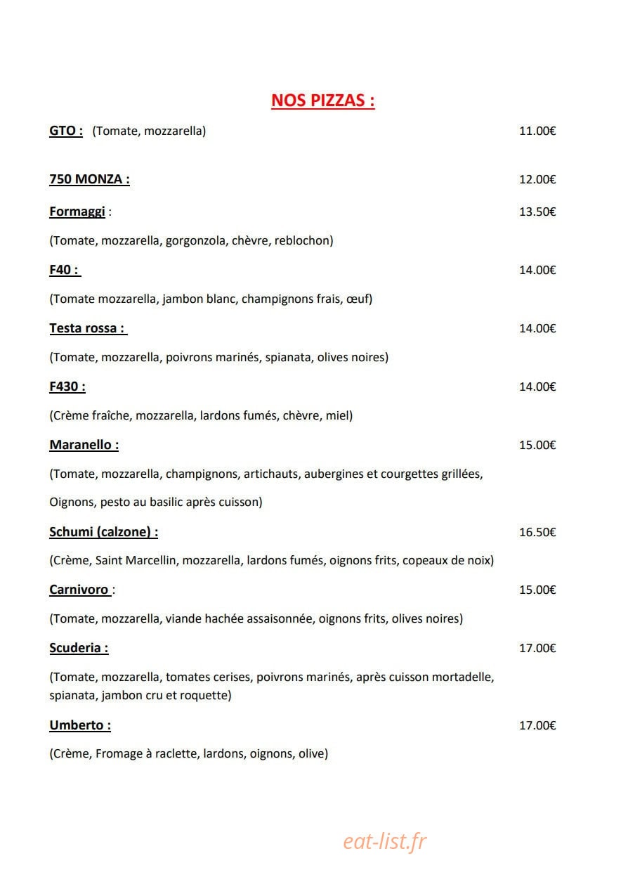 La Scuderia Rossa — carte page 4