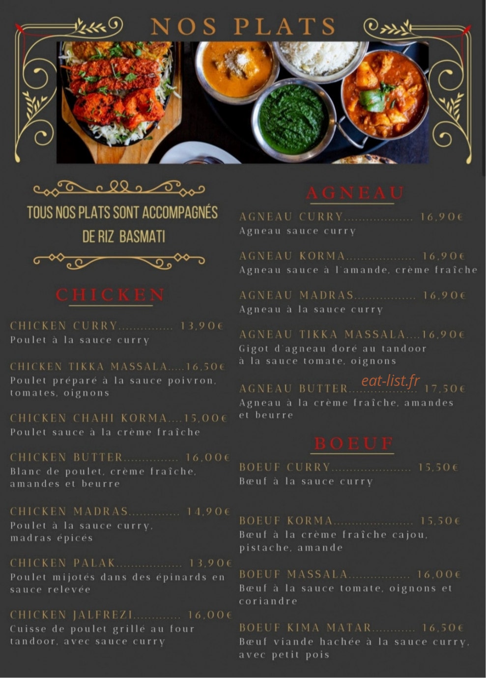 Luna Tandoor — carte page 3