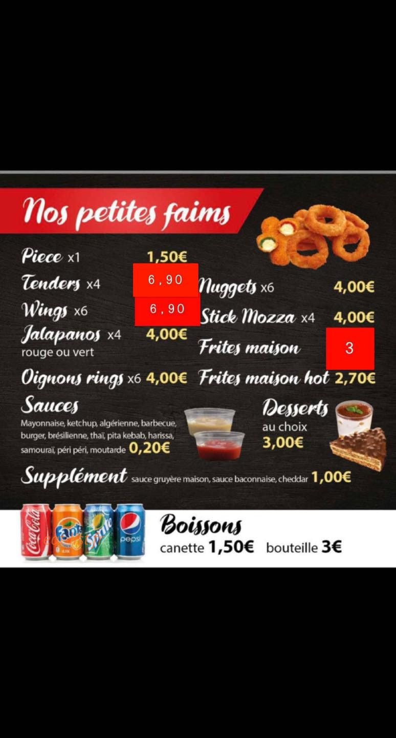 So'Chicken — carte page 4