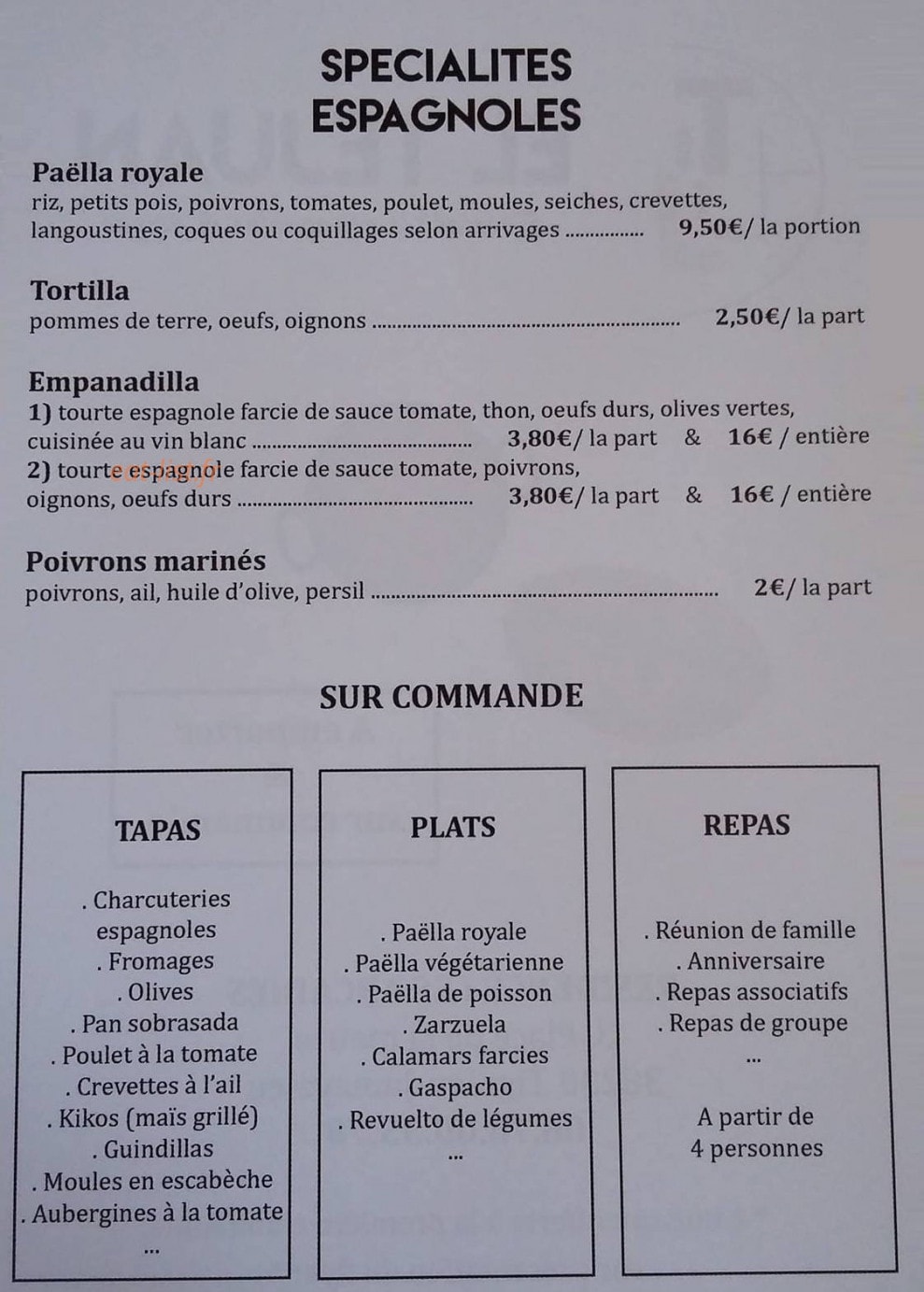 El Tejuan — carte page 3