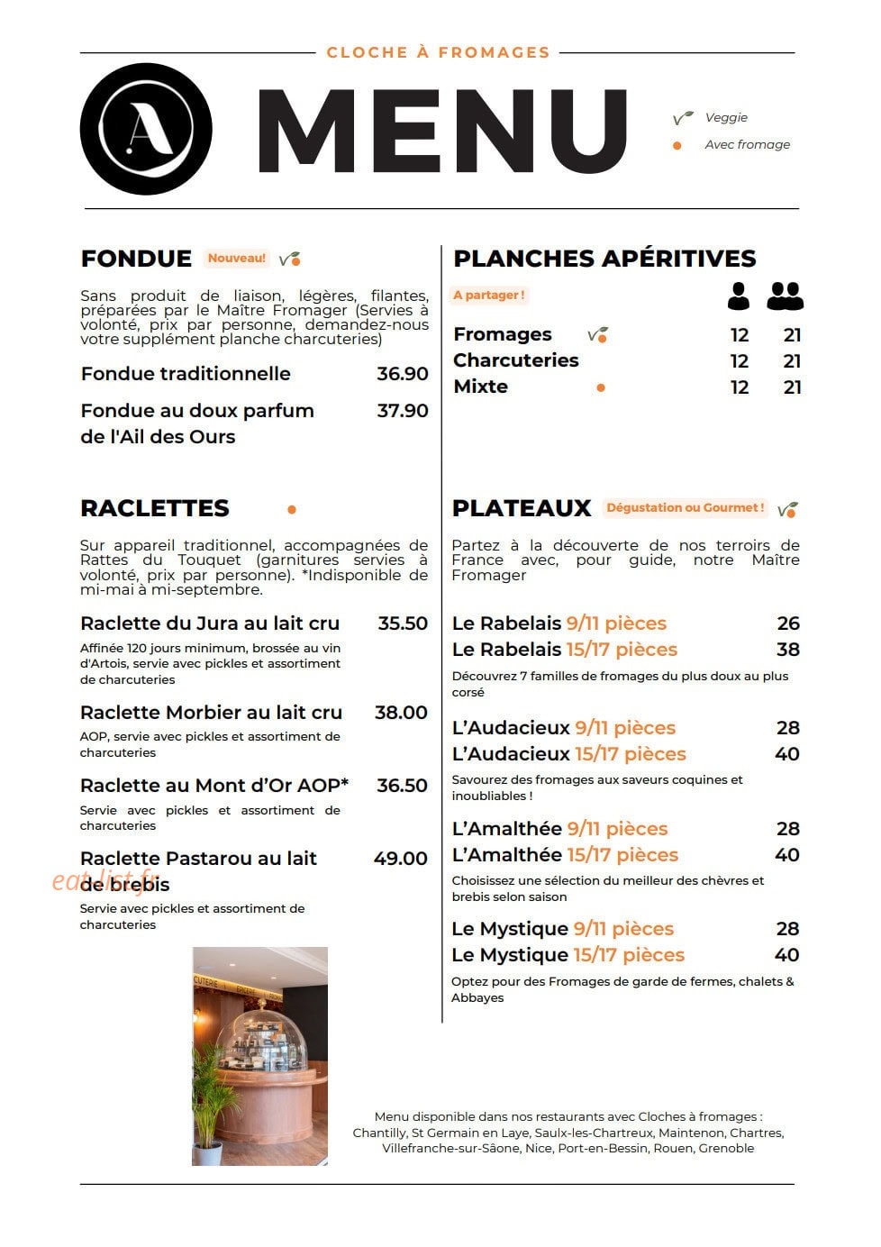 À l'Épicerie — carte page 3