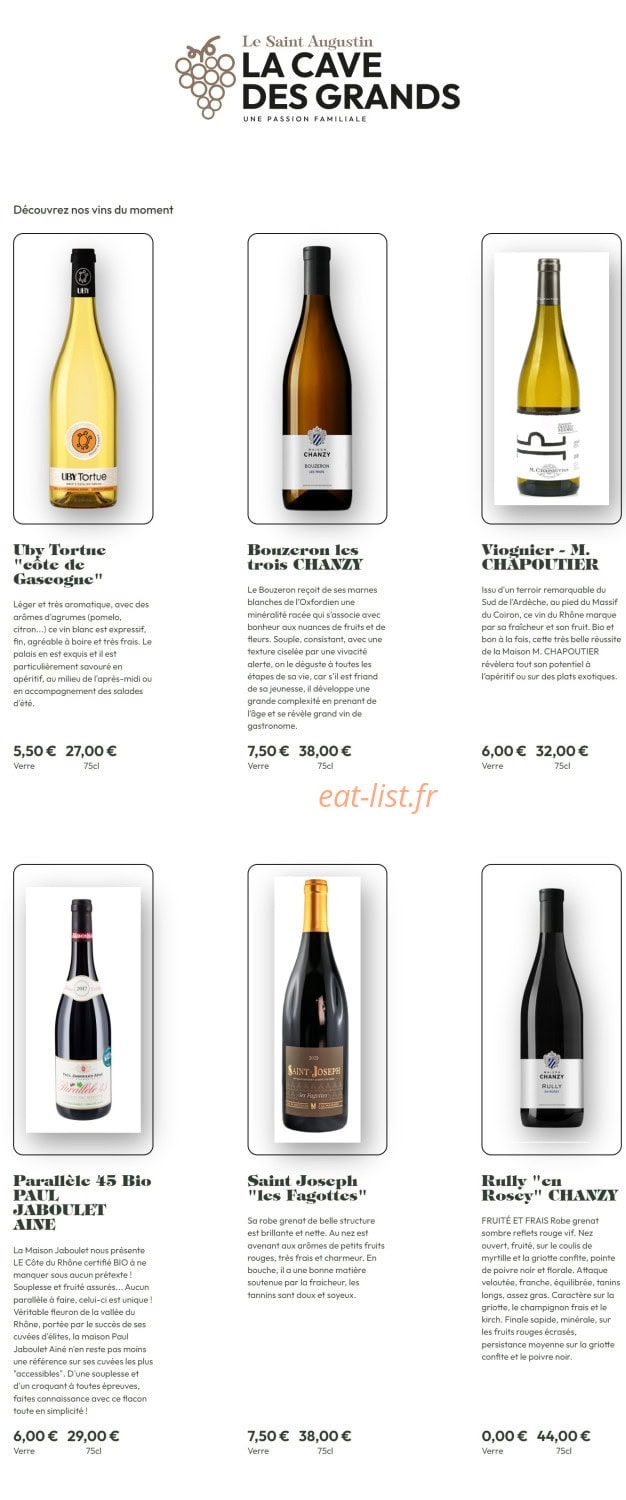 Le Saint Augustin — carte page 5