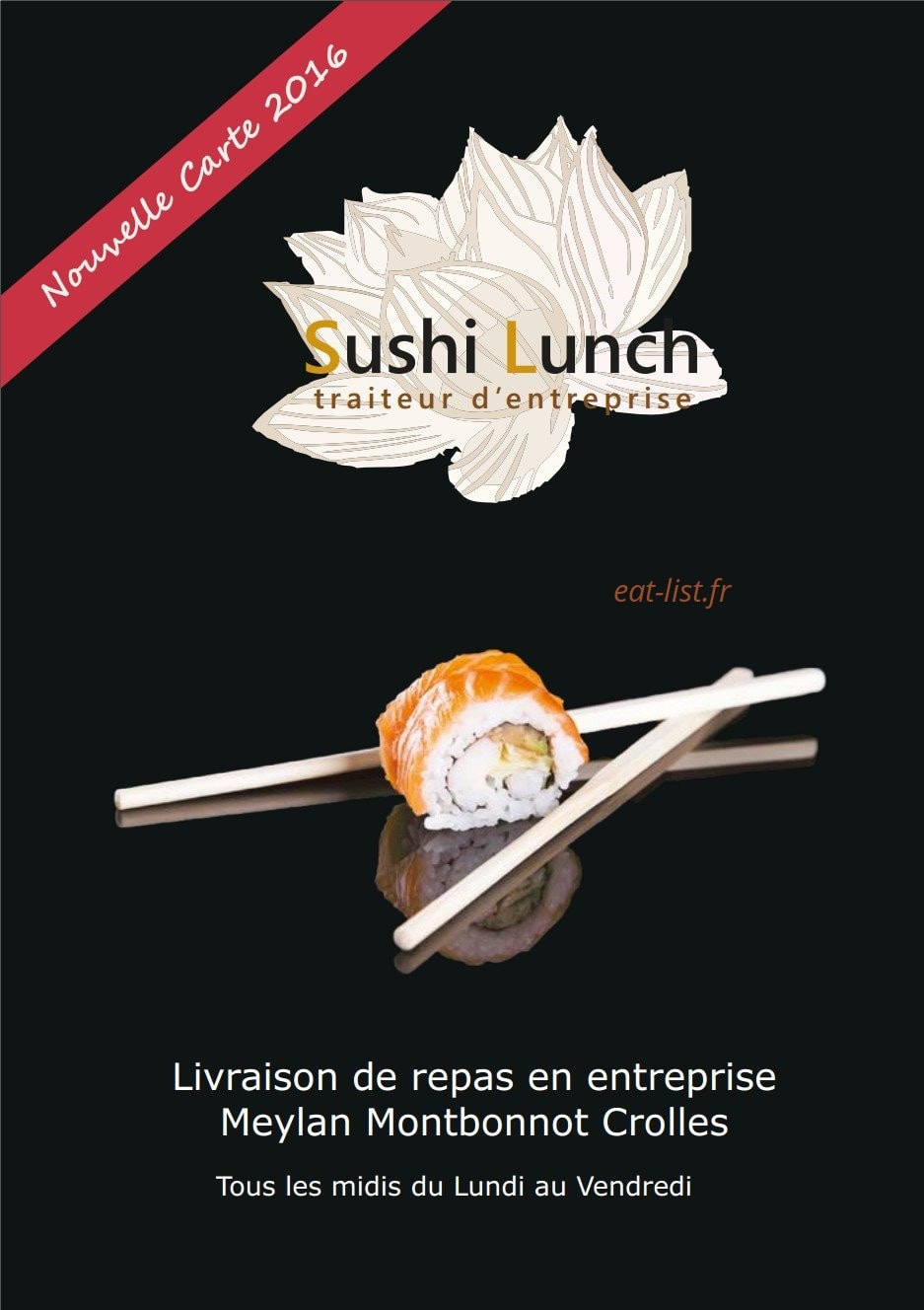Sushi Lunch — carte page 1