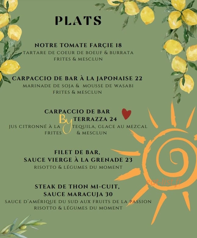 Terrazza — carte page 1