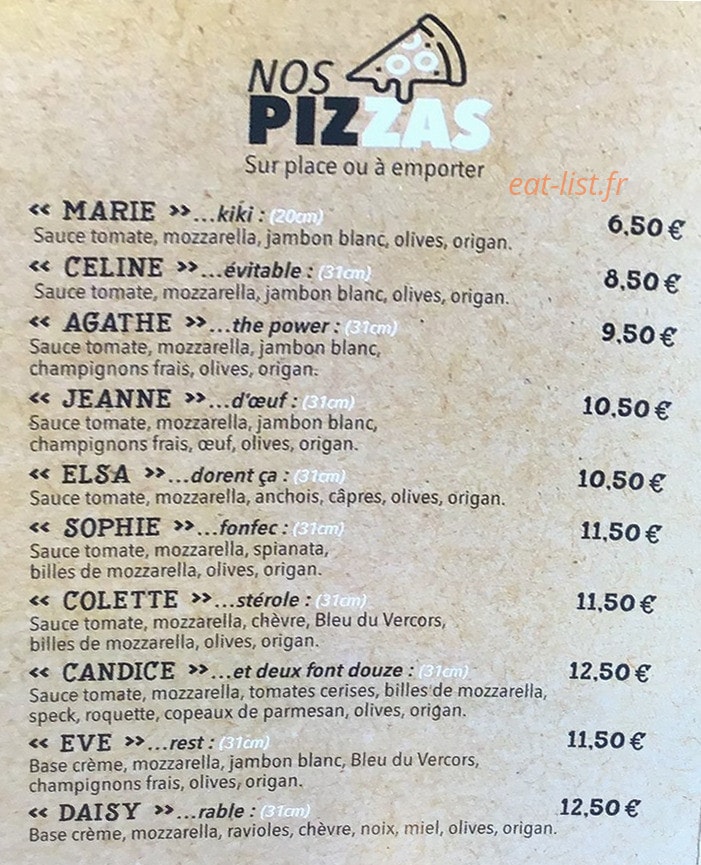Aux 2 Soeurs — carte page 1