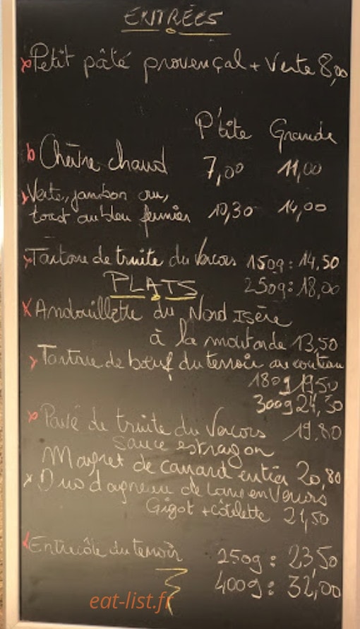 La Charrette — carte page 1