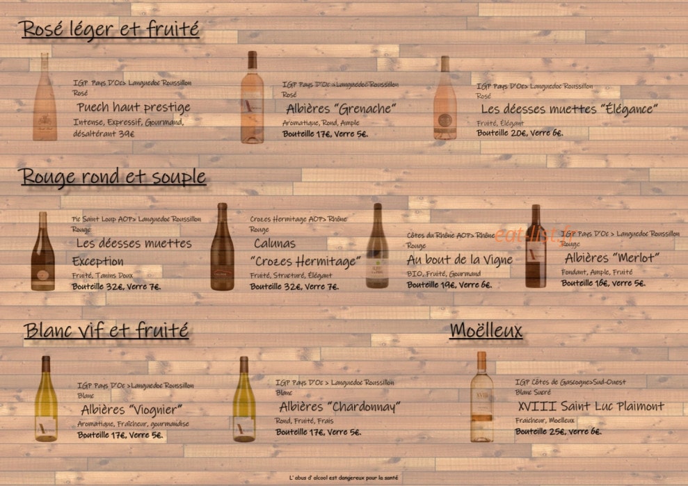 Mountain Coffee — carte page 4