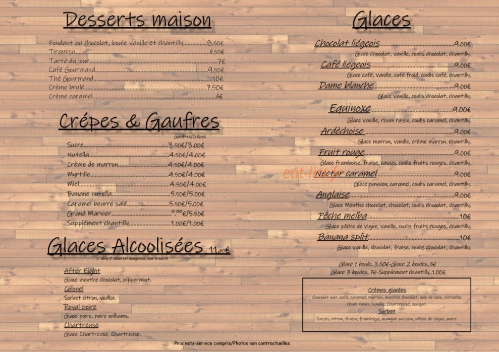 Mountain Coffee — carte page 3
