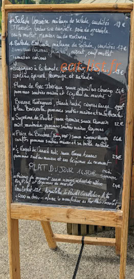 Bistrot Ermitage — carte page 1