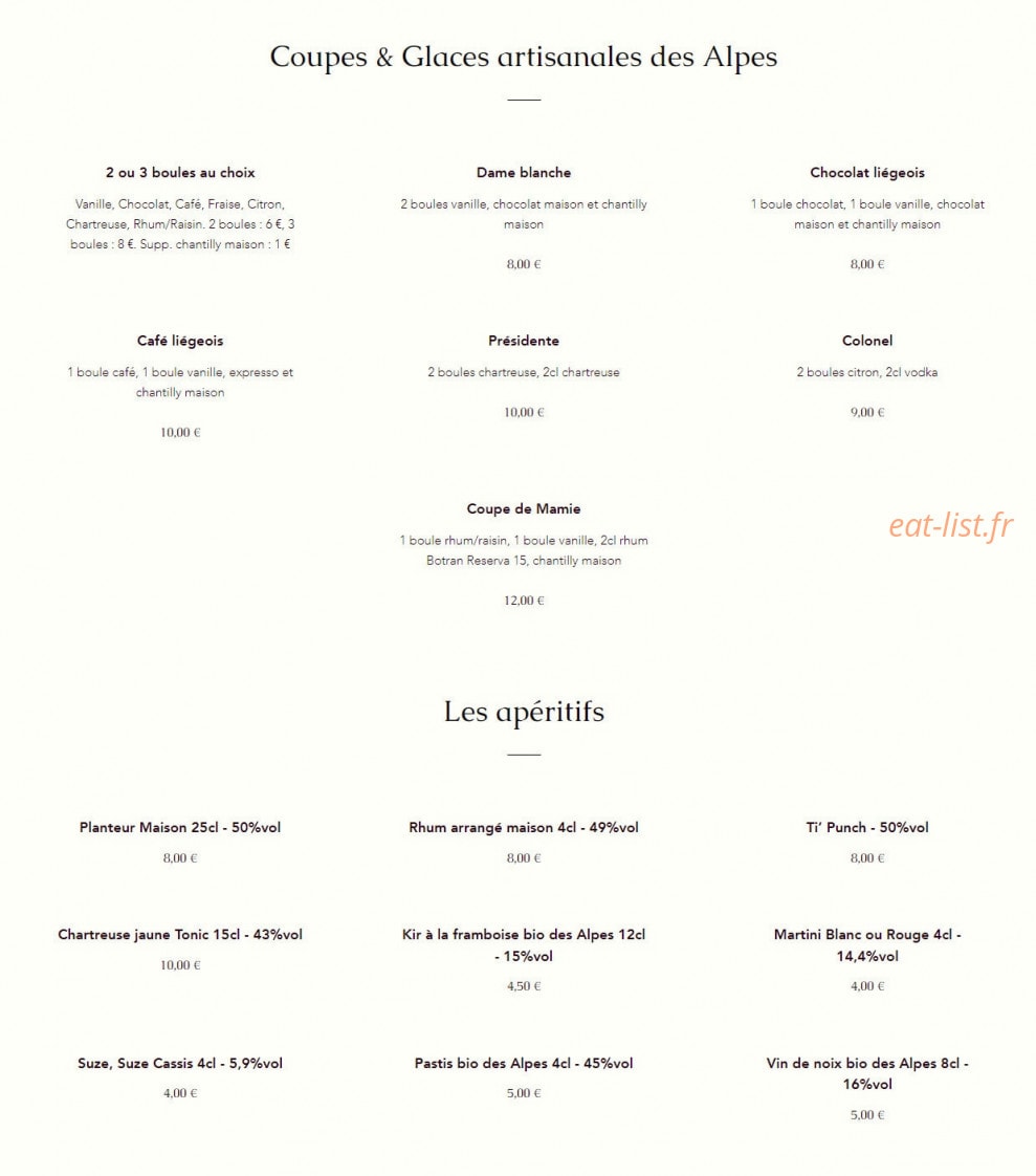 Chez Mamie — carte page 3
