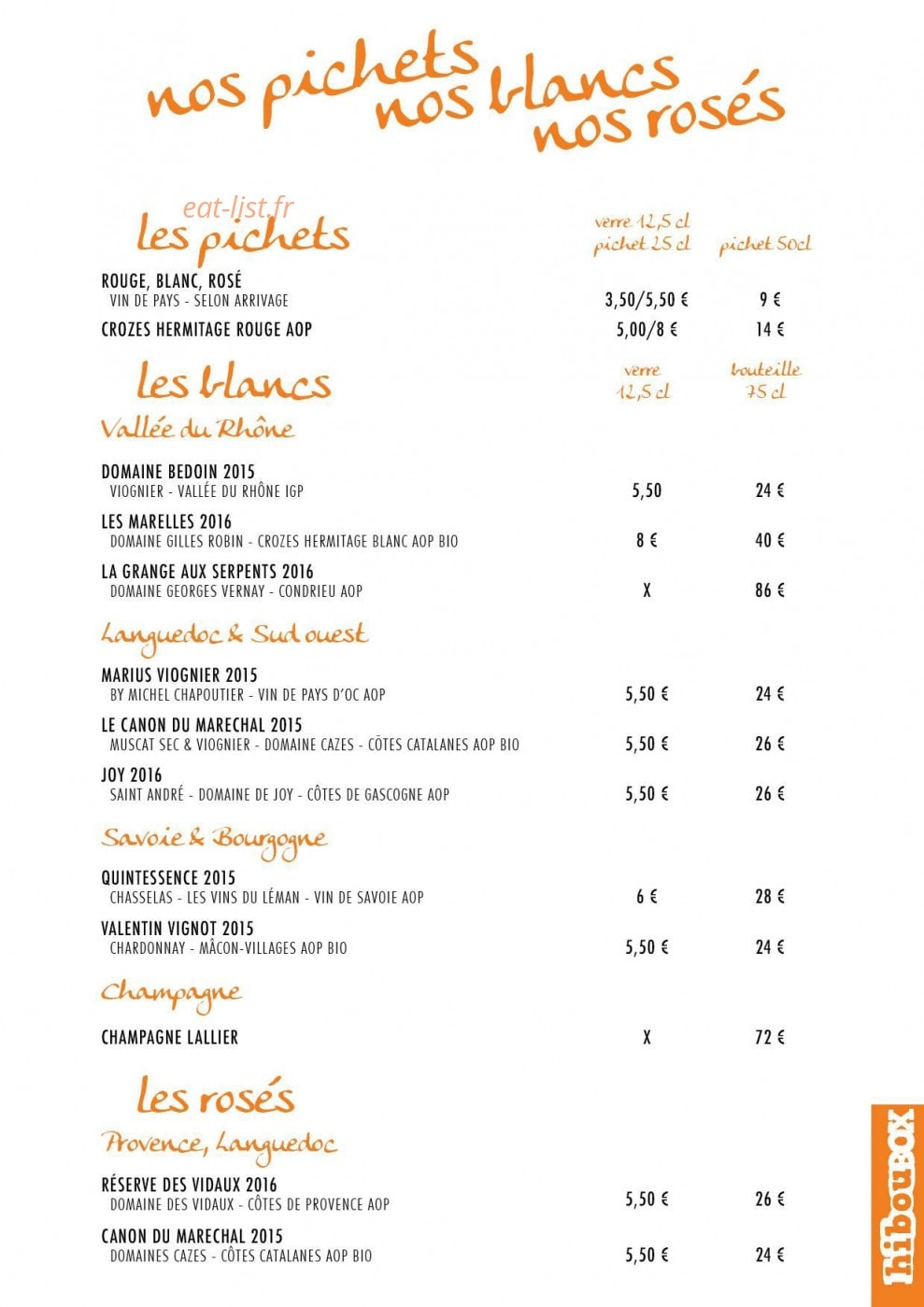 Hiboubox — carte page 2