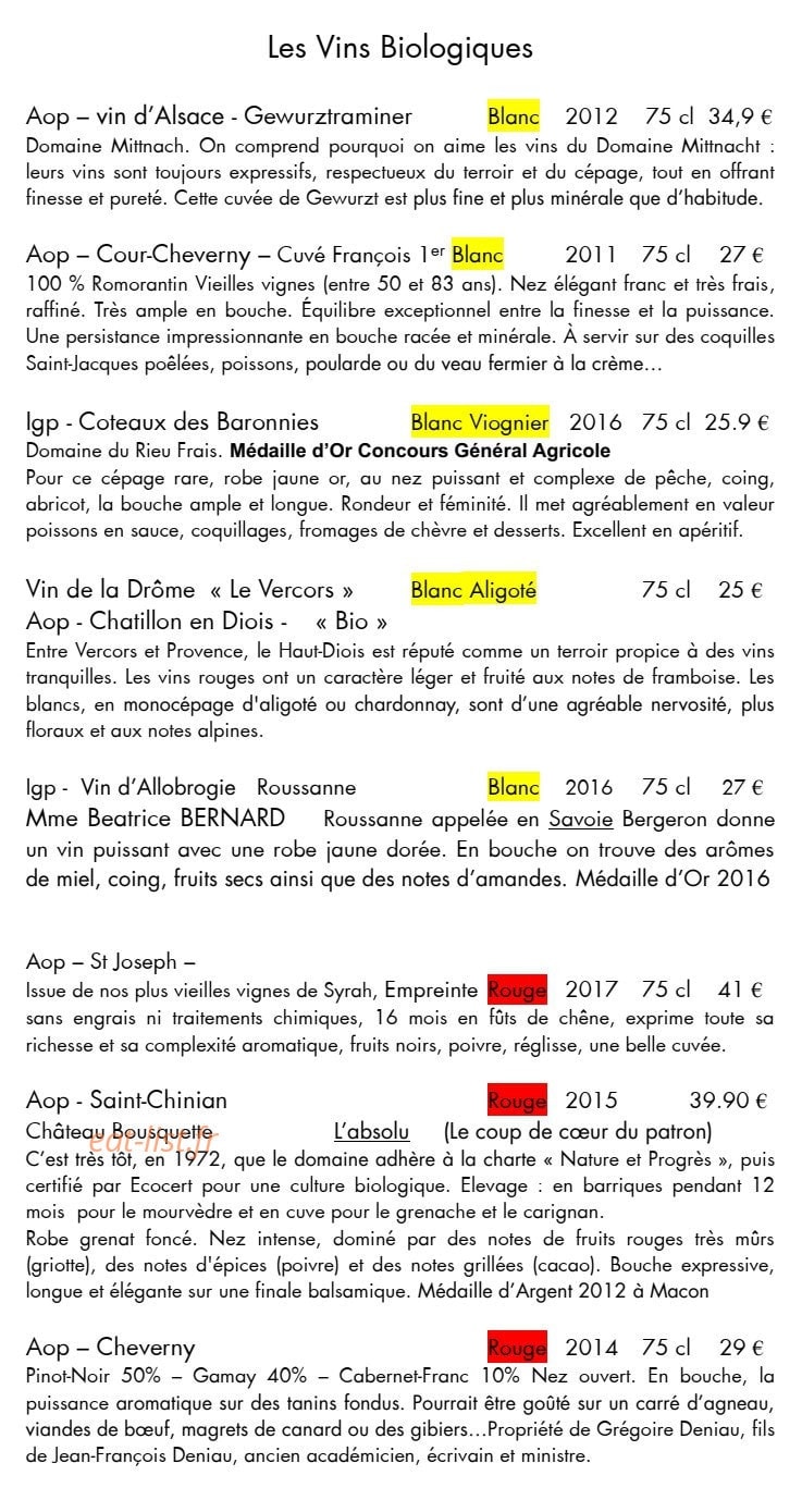 La Doline — carte page 7