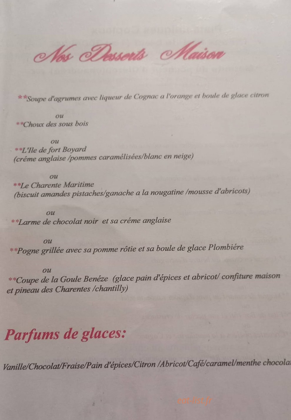 La Goule Benèze — carte page 2