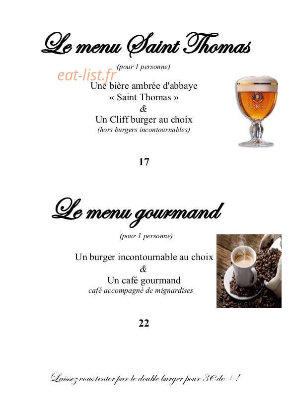 Le Cliff — carte page 8