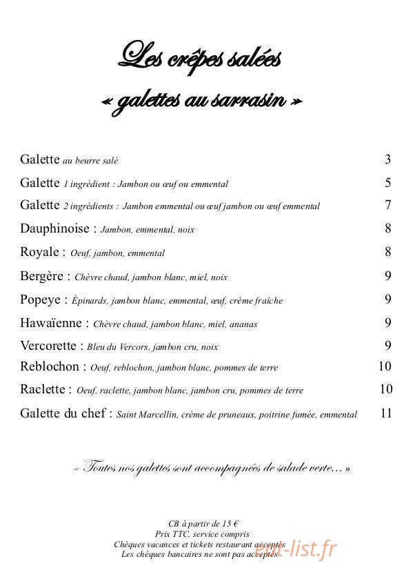 Le Cliff — carte page 6