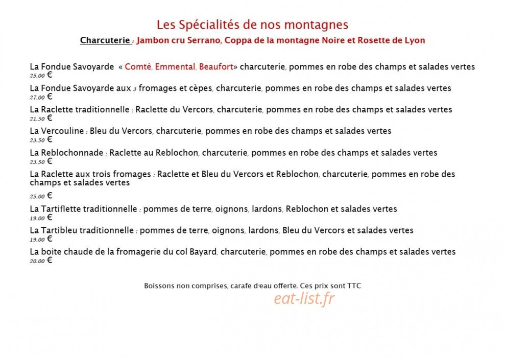 Le Fairway — carte page 6
