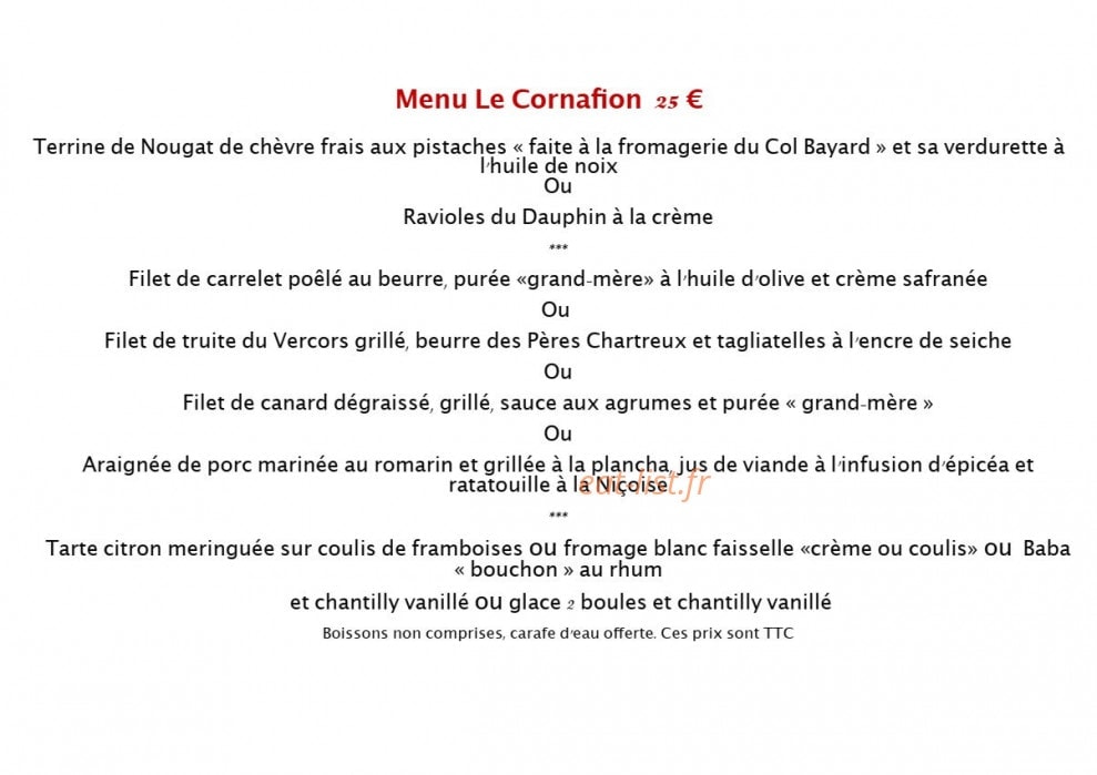 Le Fairway — carte page 11