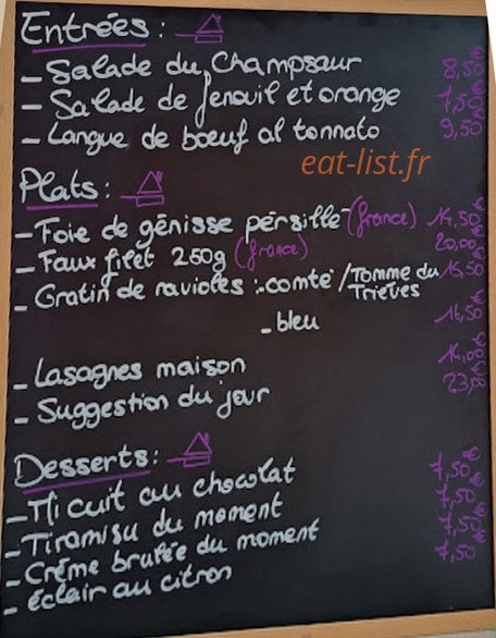 Le Pré du Prey — carte page 1