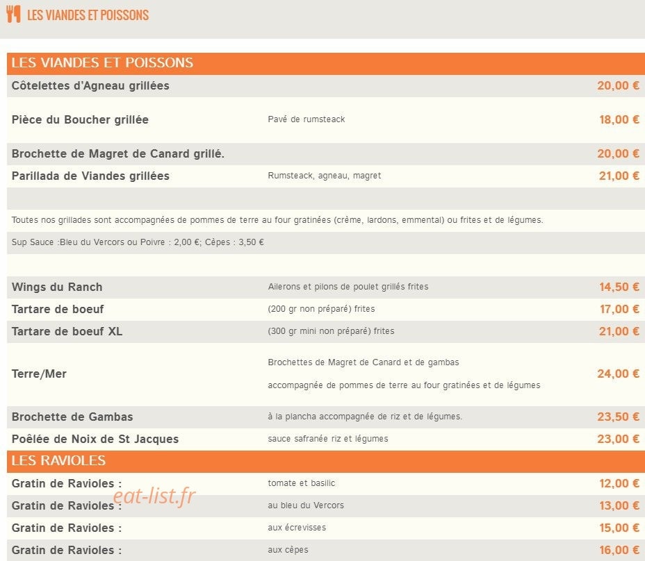 Le Ranch — carte page 6