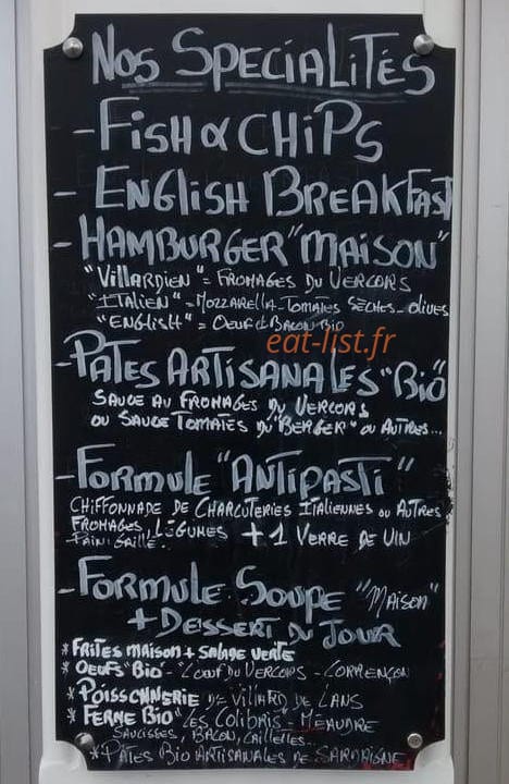 My Little Terroir — carte page 1