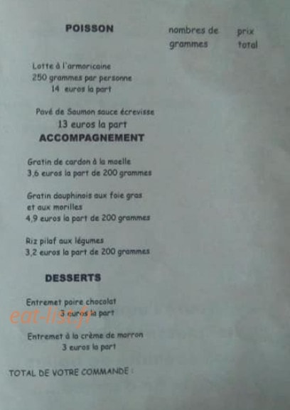 La Roseliere — carte page 3